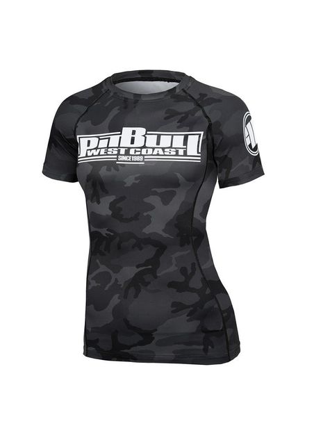 Rashguard damski All Black Camo
