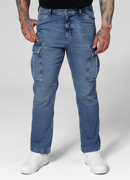 Spodnie Jeansowe bojówki Classic Wash Deerhorn
