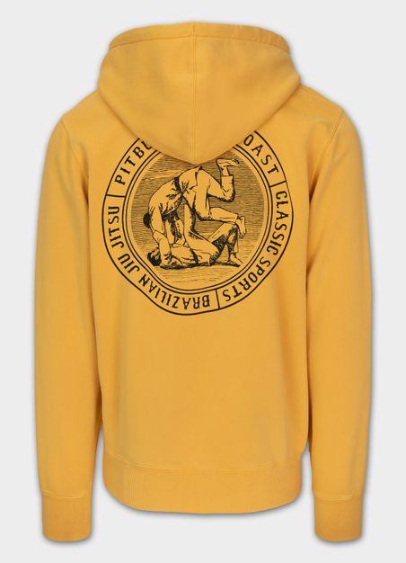 Bluza męska rozpinana z kapturem Washed VINTAGE BJJ