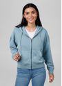 Bluza rozpinana z kapturem damska Washed Manzanita II