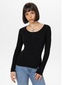 Longsleeve damski Rib